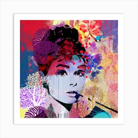 The Muse, Audrey Art Print