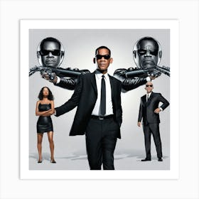 Men In Black Art Print