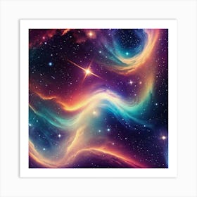 Galaxy Wallpaper 23 Art Print