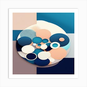 Abstract Circle Pattern Art Print