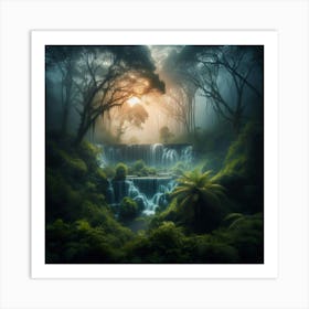 Mystical Waters Art Print