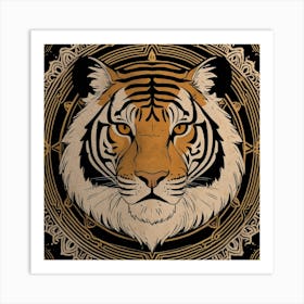 Tiger Art Print Art Print