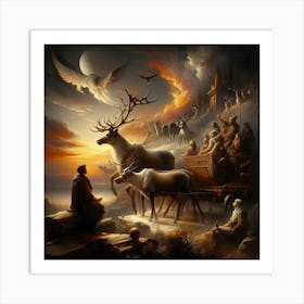 Santa Claus 1 Art Print