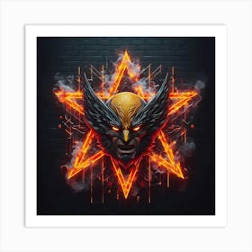 Wolverine Head Art Print