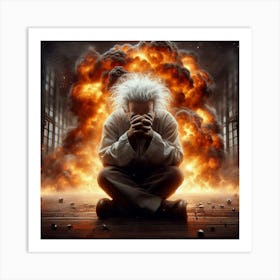 Albert regrets Art Print