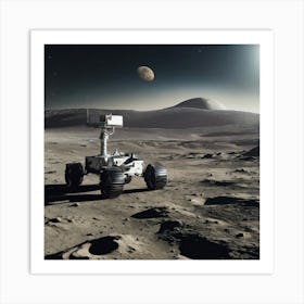 Rover On The Moon 5 Art Print