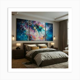 Nebula Painting Art Print