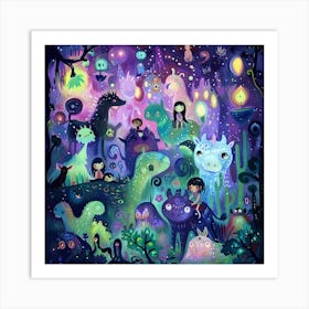 Fairy Forest 5 Art Print