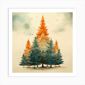 Christmas Symphony 1 Art Print