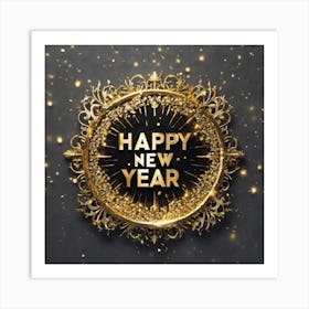 Happy New Year 122 Art Print