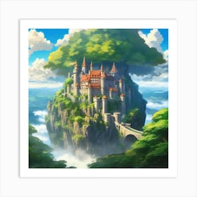 Castle In The Sky 30 Art Print