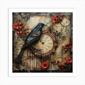 Clockwork Bird Art Print