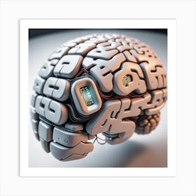 Brain Of The Future Art Print