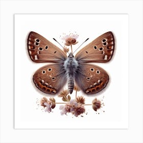 Butterfly of Thymelicus sylvestris 5 Art Print