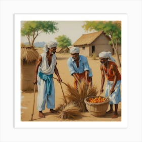 Agrarian Life Art Print