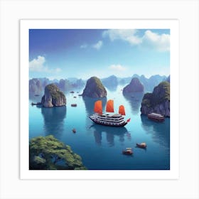 Ha Long Bay Art Print