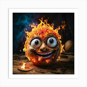 Burning Sun Art Print