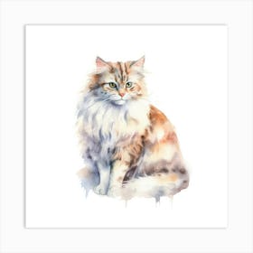 American Curl Cat Portrait 3 Art Print