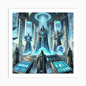 Council Of Frost Archons Art Print