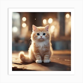 Cute Kitten 17 Art Print