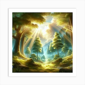 Fantasy Forest 26 Art Print