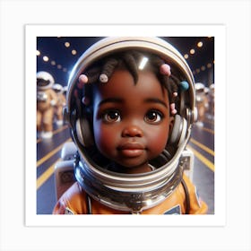 Little Astronaut 1 Art Print