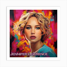 Jennifer Lawrence 1 Art Print