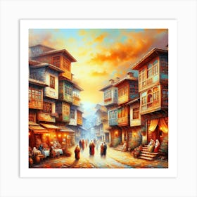 Old Town Art Print