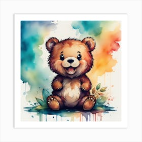 Teddy Bear Art Print