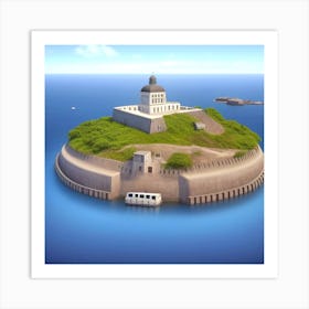 Island In The Middle Of The Ocean 12 Art Print