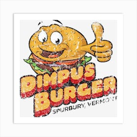 Dimpus Burger Art Print