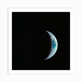 One Third Of The Earth's Sphere Illuminated, Earth's Terminator, Sunglint Art Print