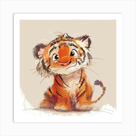 Tiger Cub Art Print