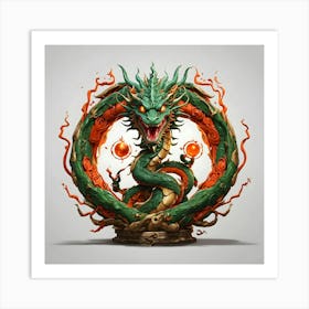 Shenron Dragon Art Print