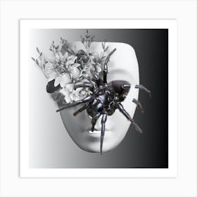 Spider And Flowers Art Print