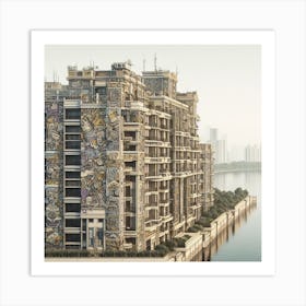 Building In The City Art Print