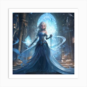 Frozen Elsa inspired Art Print