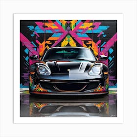 Porsche Cayman Gts Art Print