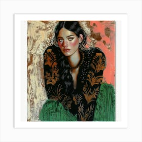 Asian Woman 1 Art Print