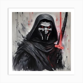 Star Wars Kylo Ren Art Print