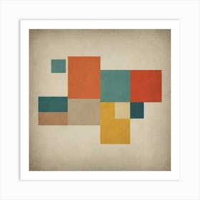 Squares 2 Art Print