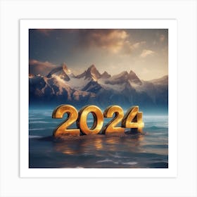 2024HAPPY NEW YEAR Art Print