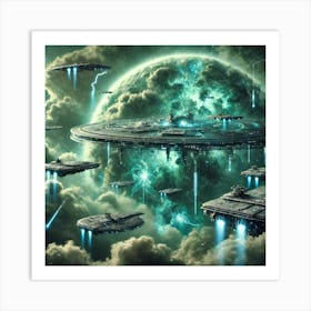 Uranian Vanguard Advanced Stealth Technology Art Print