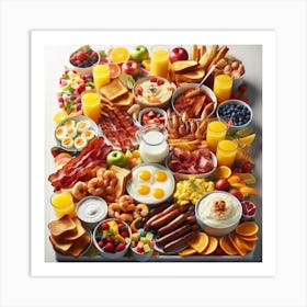 Breakfast Buffet 2 Art Print