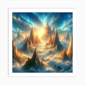 Sky And Clouds 6 Art Print