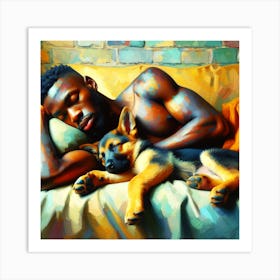 Happy National Napping Day V9 Art Print