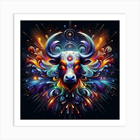 Ox Spirit Art Print