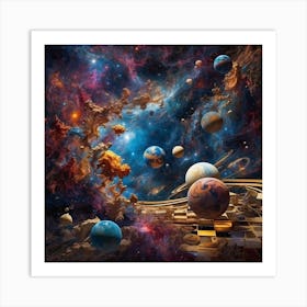 Cosmos Entangled Art Print