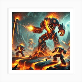 Volcanic Golems Póster