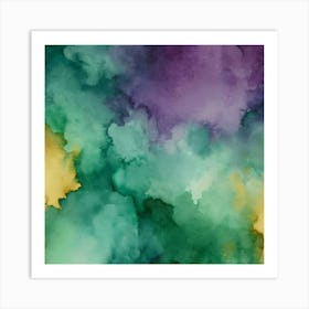 Abstract Watercolor Painting 13 Art Print